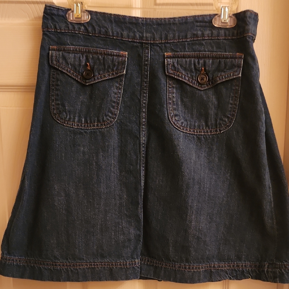 GAP Blue Mini A-Line Skirt Casual